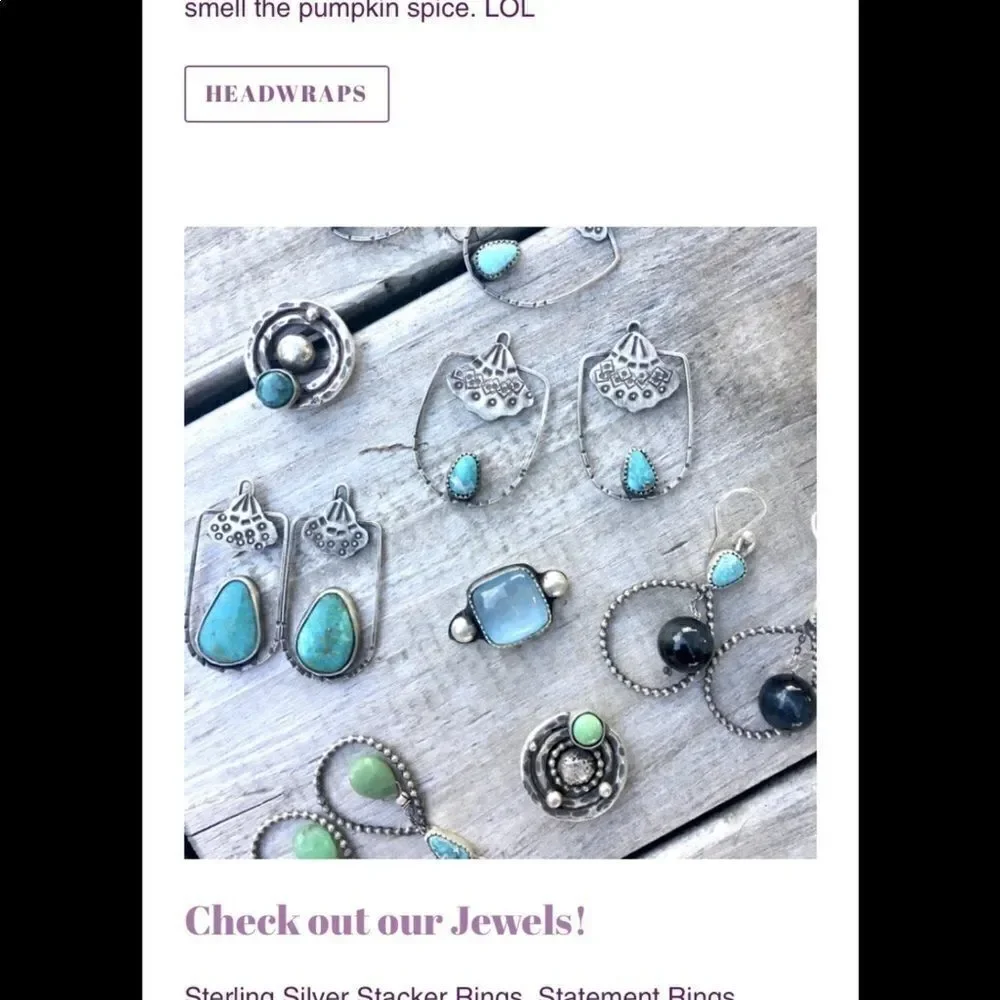 Head wraps and turquoise artisan jewelry